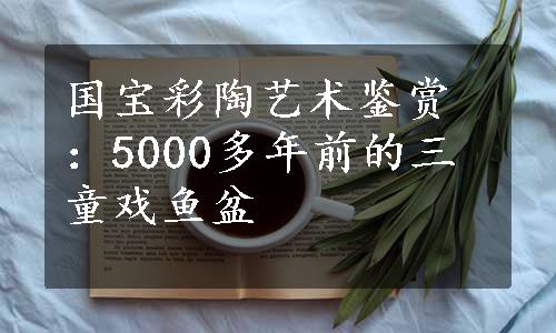 国宝彩陶艺术鉴赏：5000多年前的三童戏鱼盆