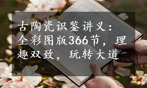 古陶瓷识鉴讲义：全彩图版366节，理趣双致，玩转大道