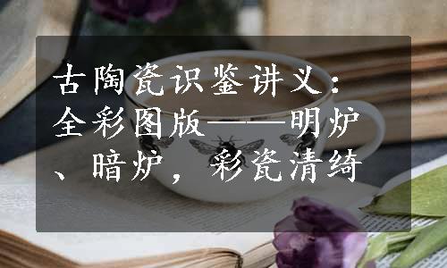 古陶瓷识鉴讲义：全彩图版——明炉、暗炉，彩瓷清绮