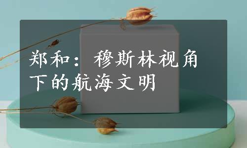 郑和：穆斯林视角下的航海文明