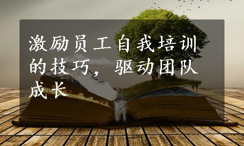 激励员工自我培训的技巧，驱动团队成长