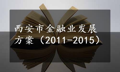 西安市金融业发展方案（2011-2015）