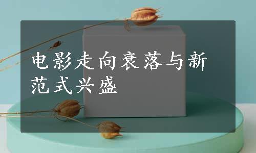 电影走向衰落与新范式兴盛