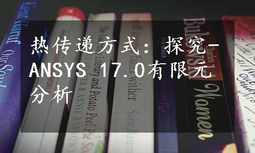 热传递方式：探究-ANSYS 17.0有限元分析