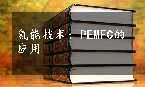 氢能技术：PEMFC的应用