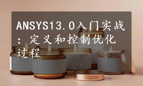 ANSYS13.0入门实战：定义和控制优化过程