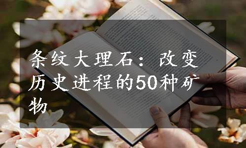 条纹大理石：改变历史进程的50种矿物