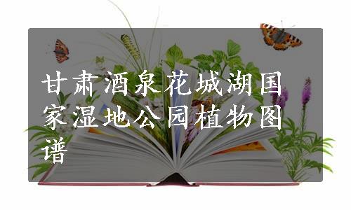 甘肃酒泉花城湖国家湿地公园植物图谱