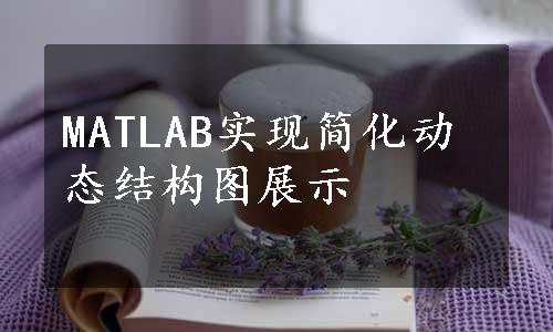 MATLAB实现简化动态结构图展示