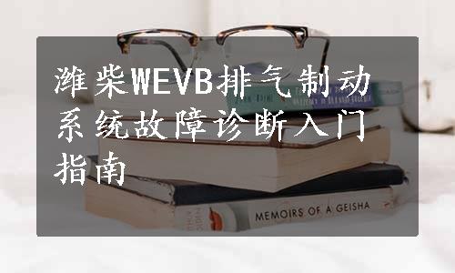 潍柴WEVB排气制动系统故障诊断入门指南