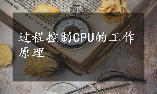 过程控制CPU的工作原理