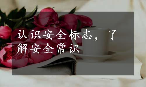 认识安全标志，了解安全常识