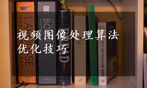 视频图像处理算法优化技巧