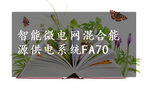 智能微电网混合能源供电系统FA70