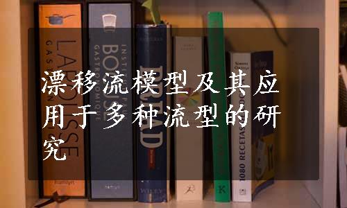 漂移流模型及其应用于多种流型的研究