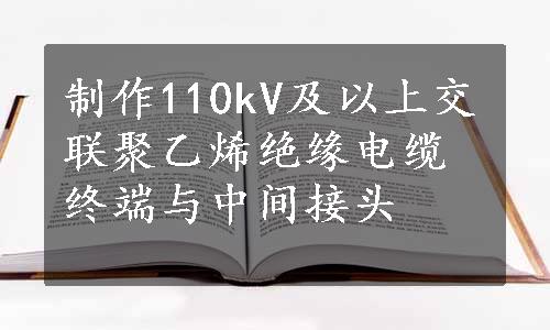 制作110kV及以上交联聚乙烯绝缘电缆终端与中间接头