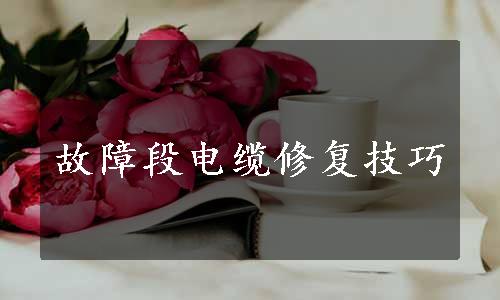 故障段电缆修复技巧