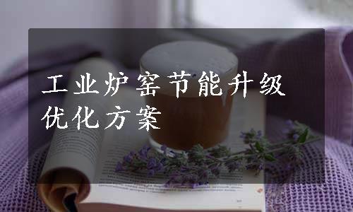 工业炉窑节能升级优化方案