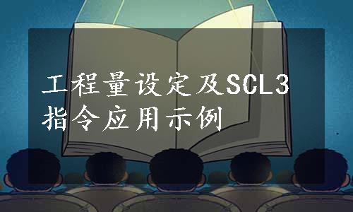 工程量设定及SCL3指令应用示例