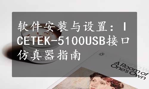 软件安装与设置：ICETEK-5100USB接口仿真器指南