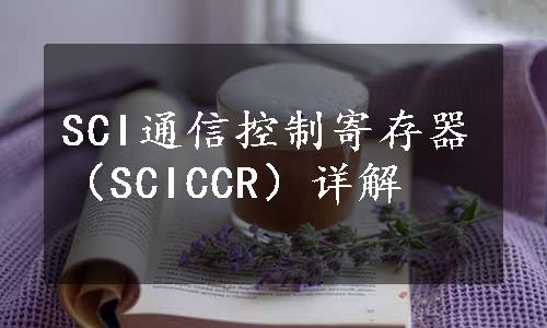 SCI通信控制寄存器（SCICCR）详解