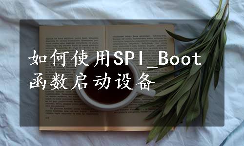 如何使用SPI_Boot函数启动设备