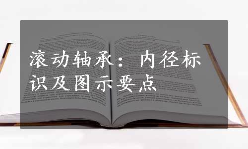 滚动轴承：内径标识及图示要点