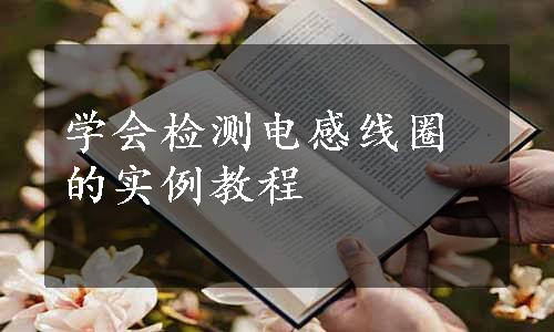 学会检测电感线圈的实例教程