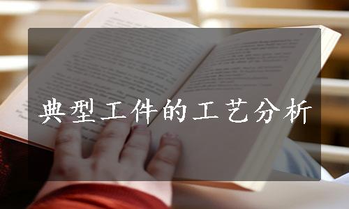 典型工件的工艺分析