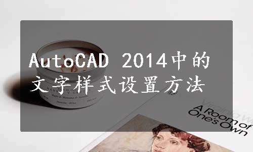 AutoCAD 2014中的文字样式设置方法