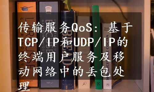 传输服务QoS: 基于TCP/IP和UDP/IP的终端用户服务及移动网络中的丢包处理