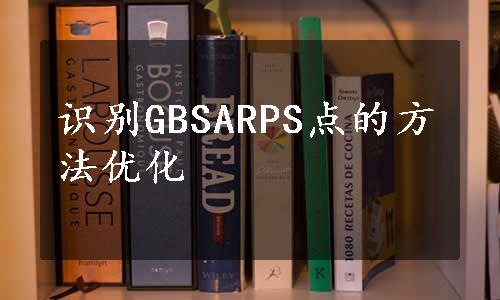 识别GBSARPS点的方法优化