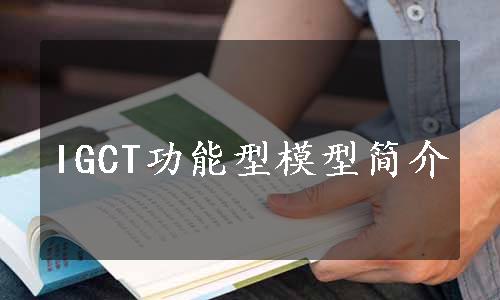 IGCT功能型模型简介