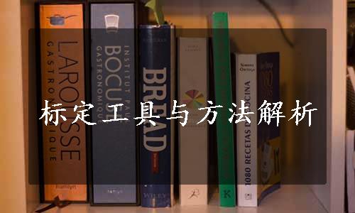 标定工具与方法解析