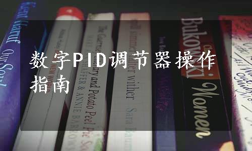 数字PID调节器操作指南