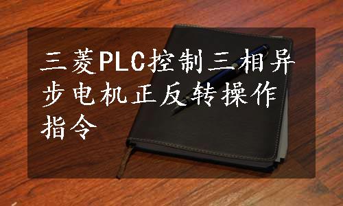 三菱PLC控制三相异步电机正反转操作指令