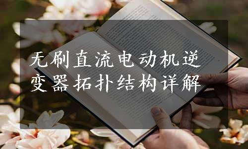 无刷直流电动机逆变器拓扑结构详解