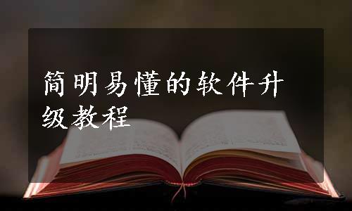 简明易懂的软件升级教程