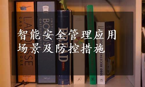 智能安全管理应用场景及防控措施