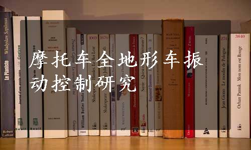 摩托车全地形车振动控制研究