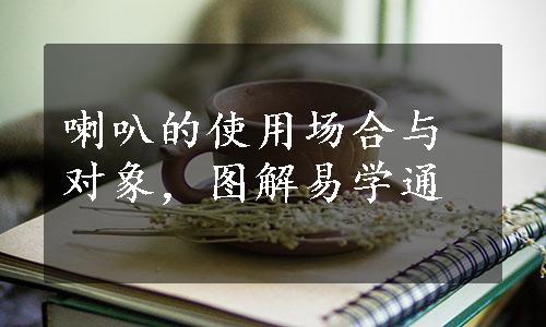 喇叭的使用场合与对象，图解易学通