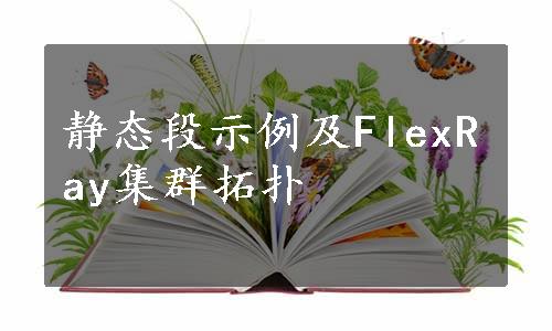 静态段示例及FlexRay集群拓扑