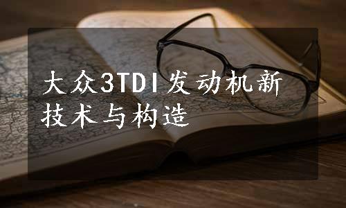 大众3TDI发动机新技术与构造