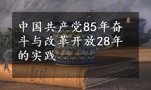 中国共产党85年奋斗与改革开放28年的实践