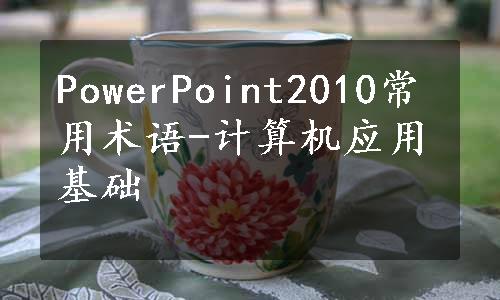 PowerPoint2010常用术语-计算机应用基础