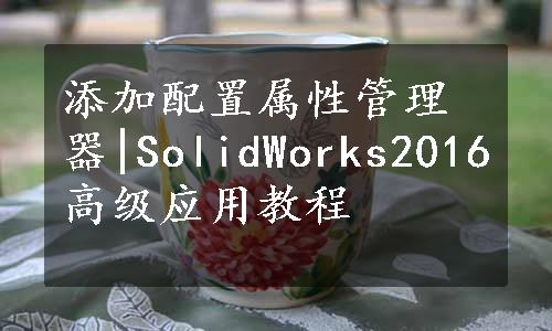 添加配置属性管理器|SolidWorks2016高级应用教程