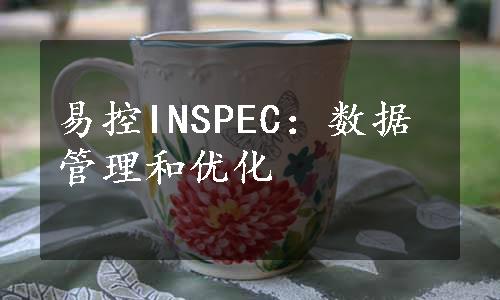 易控INSPEC：数据管理和优化