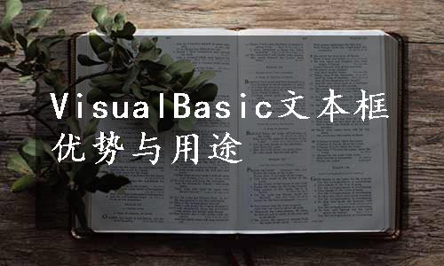 VisualBasic文本框优势与用途