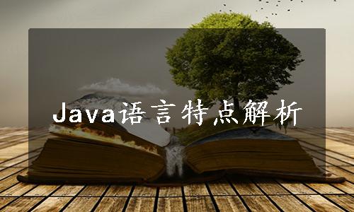 Java语言特点解析