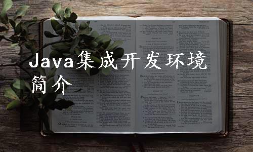 Java集成开发环境简介